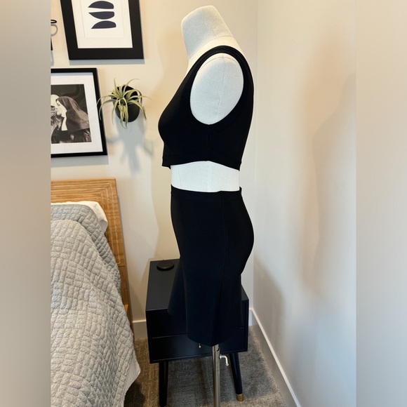 NWT BCBG Maxazria Courte Cutout Dress, Black, SMALL - Picture 10 of 11